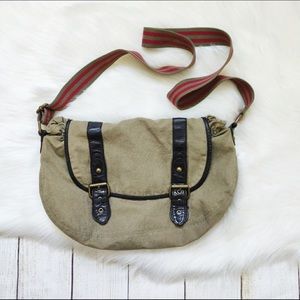 Mossimo Crossbody Army Green Canvas Bag